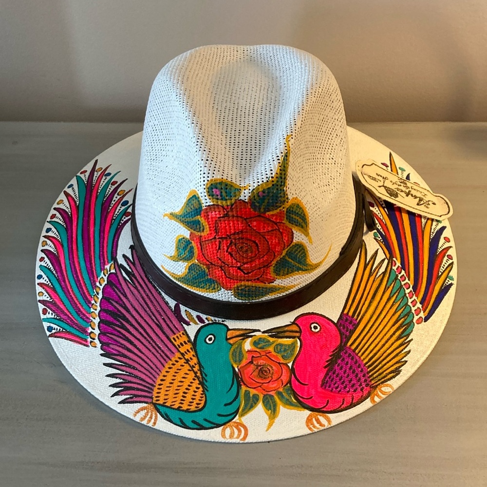 Brand new with tags Mexican hand painted hat